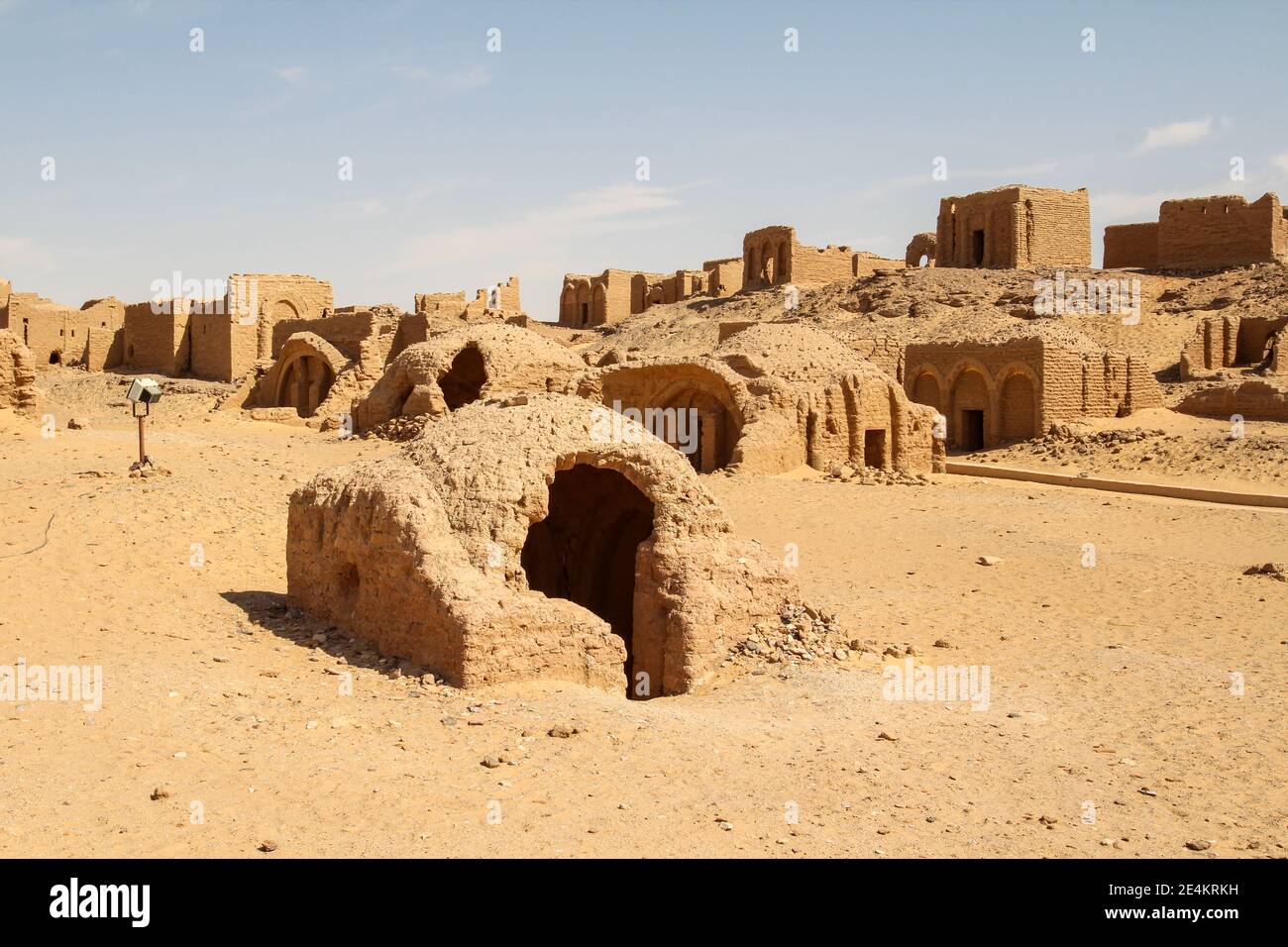 Antica necropoli cristiana di al Bagawat in Egitto Foto Stock