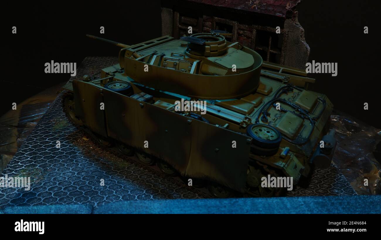 PZ.Kpfw.III Ausf.M / Panzer III Ausführung M Wehrmacht / Heer Modell im Maßstab 1:35 - German Tank III Esercito Tedesco Scala 1:35 Foto Stock