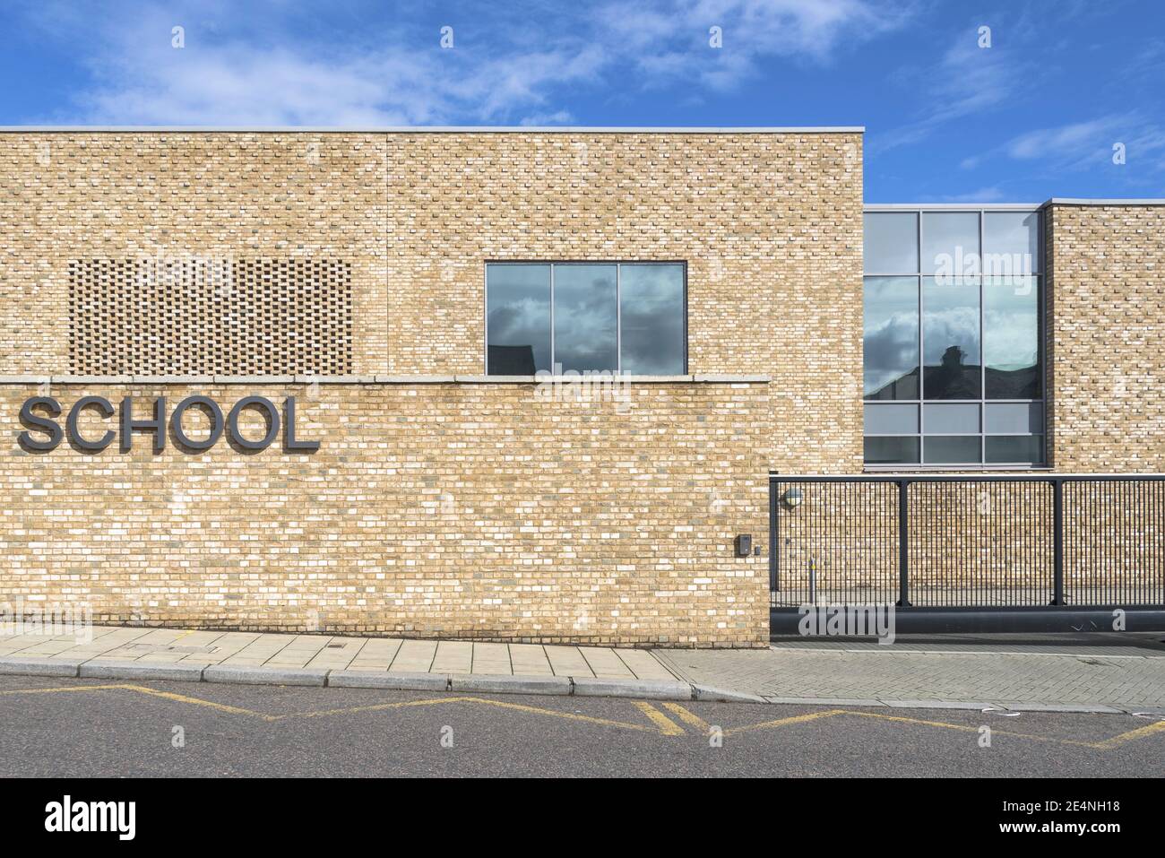 Scuola nel sud-est di Londra Foto Stock