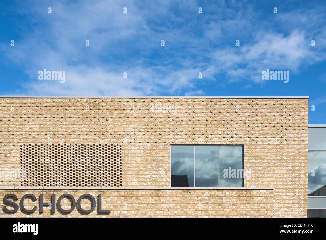 Scuola nel sud-est di Londra Foto Stock