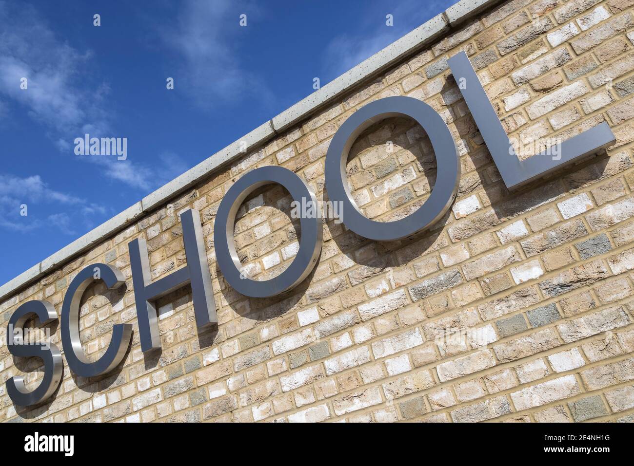 Scuola nel sud-est di Londra Foto Stock