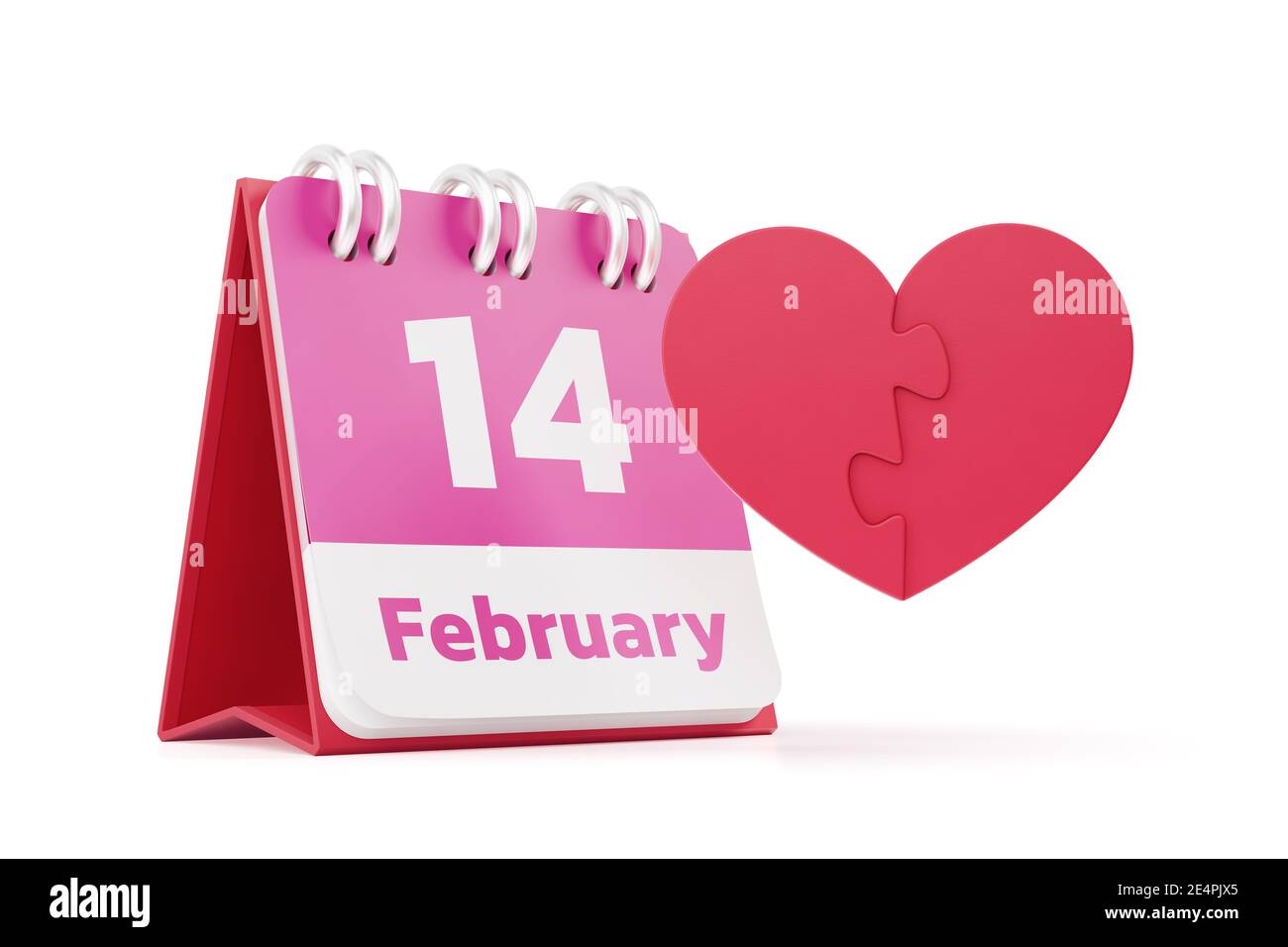 Calendario festivo di febbraio 14 Foto Stock