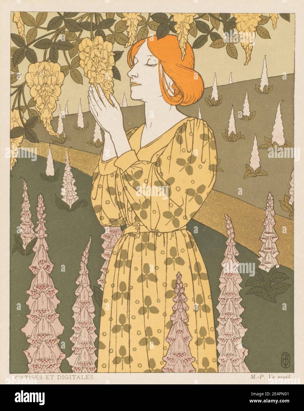 Maurice Pillard Verneuil (francese, 1869-1942) - Citises et Digitales Foto Stock