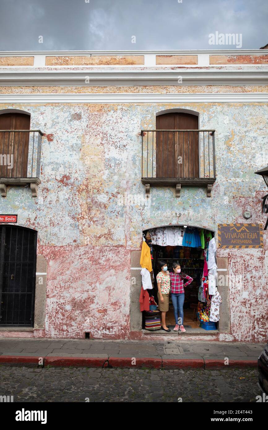 Antigua, Guatemala, America Centrale Foto Stock