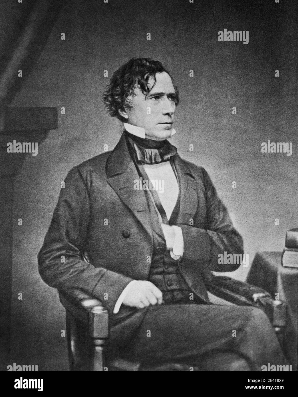 Mathew Brady - Franklin Pierce - prodotto alternativo. Foto Stock