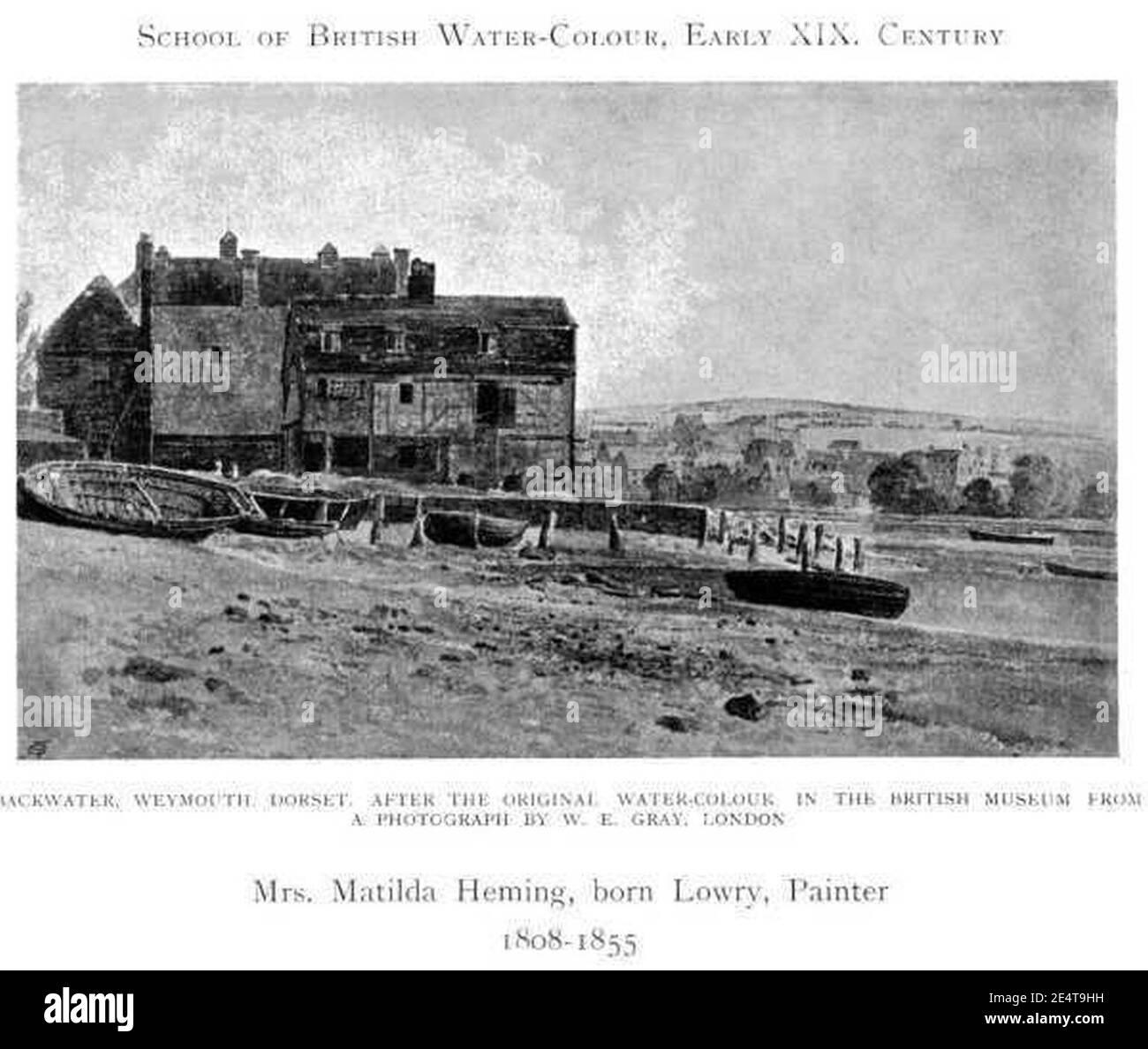 Matilda HeMing-Lowry - Backwater, Weymouth. Foto Stock