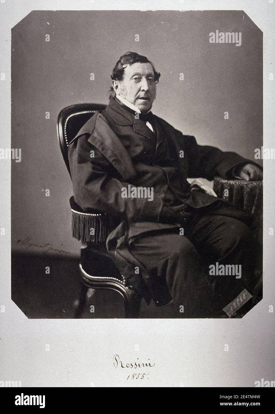 Mayer, Léopold Ernest (1817-ca. 1865) & Pierson, Pierre Louis (1822-1913) - Gioacchino Rossini. Foto Stock