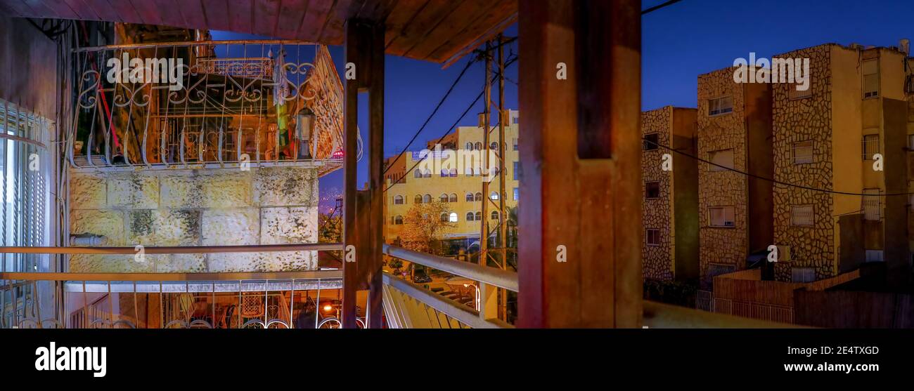 Vista panoramica di Gerusalemme. Foto Stock