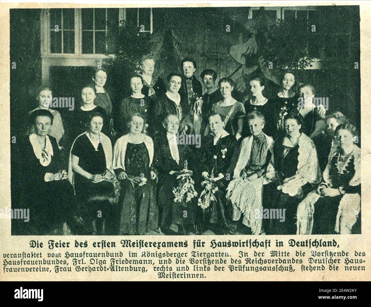 Meisterinnen-Hauswirtschaft-1926. Foto Stock