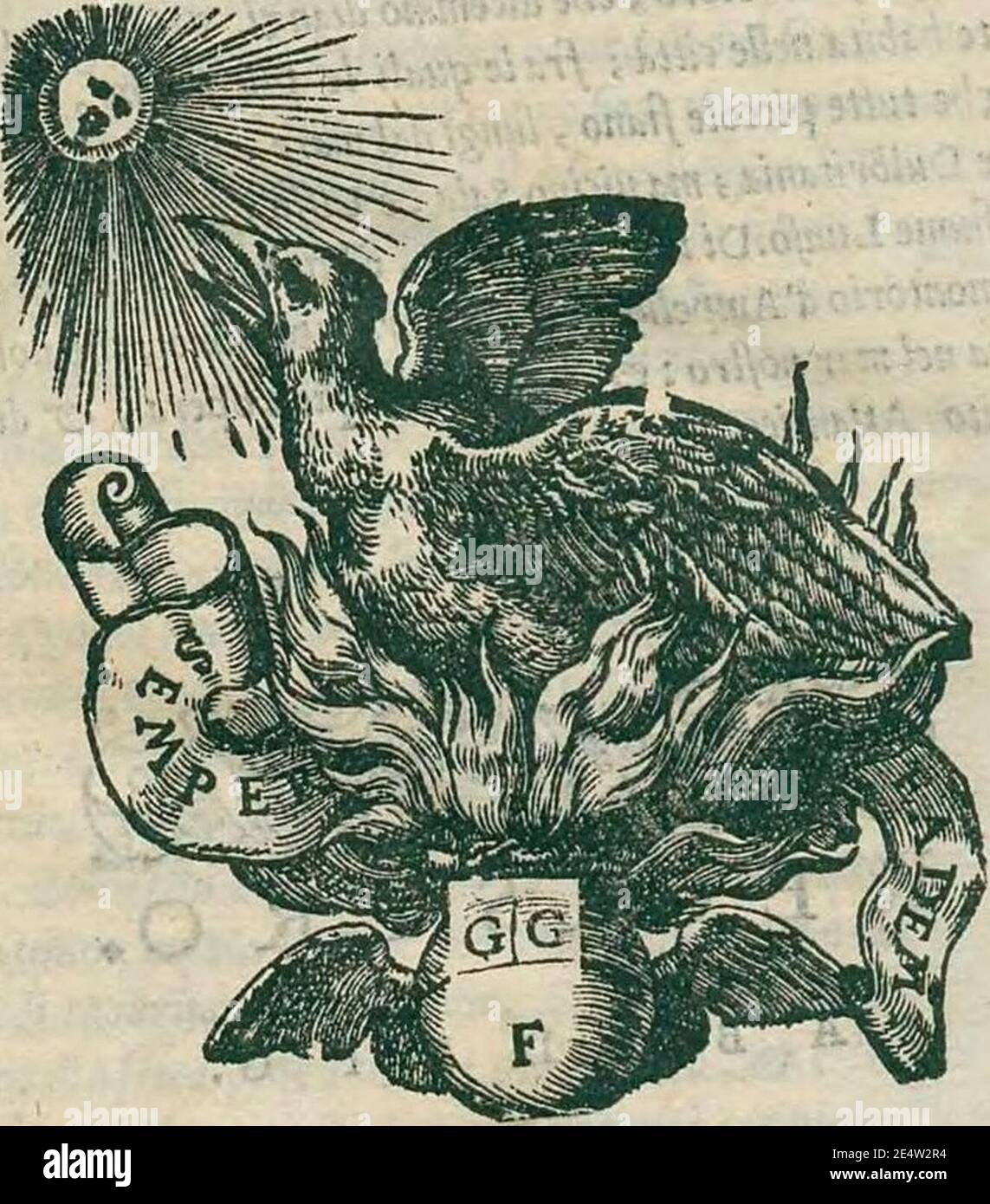 Mela - i tre libri di Pomponio Mela del sito, forma, e misura del mondo. Tradotto per messer Thomaso Porcacchi (pagina 114 raccolto). Foto Stock