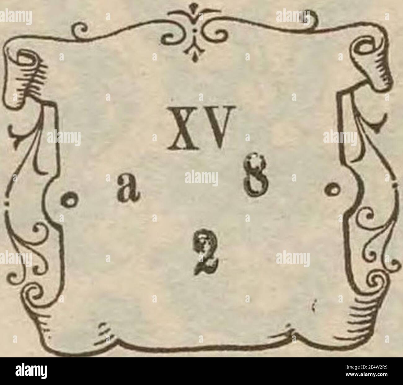 Mela - i tre libri di Pomponio Mela del sito, forma, e misura del mondo. Tradotto per messer Thomaso Porcacchi(2) (pagina 1 raccolto). Foto Stock