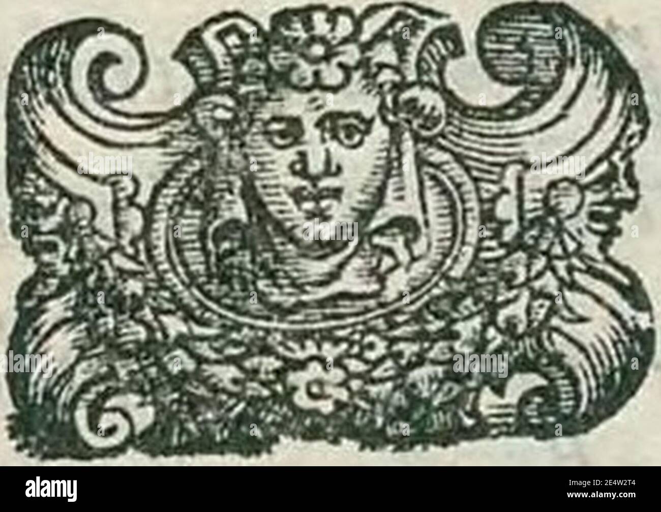 Mela - i tre libri di Pomponio Mela del sito, forma, e misura del mondo. Tradotto per messer Thomaso Porcacchi (pagina 8 raccolto). Foto Stock