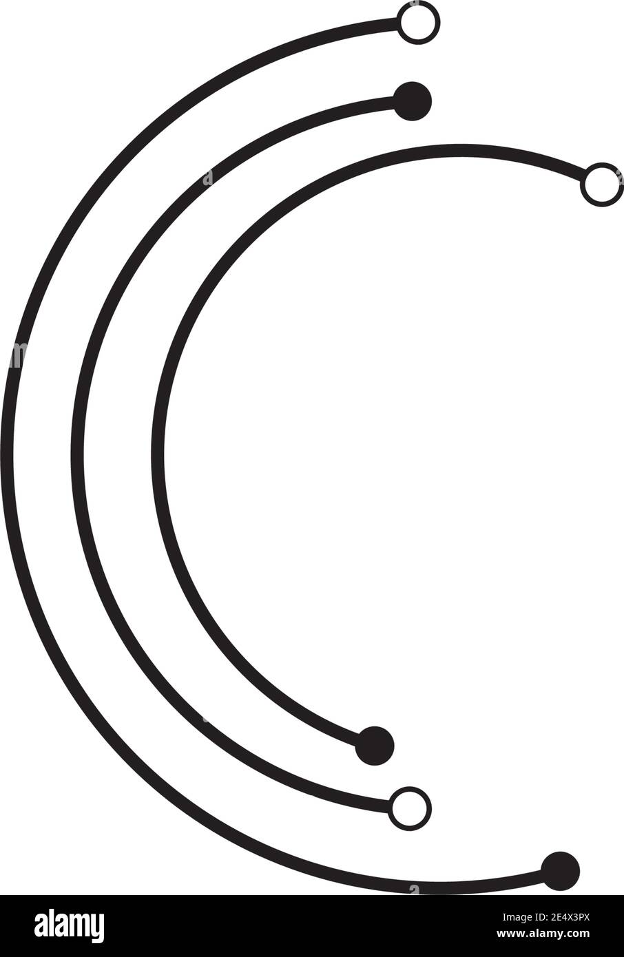 modello vettore di immagine del circuito Illustrazione Vettoriale