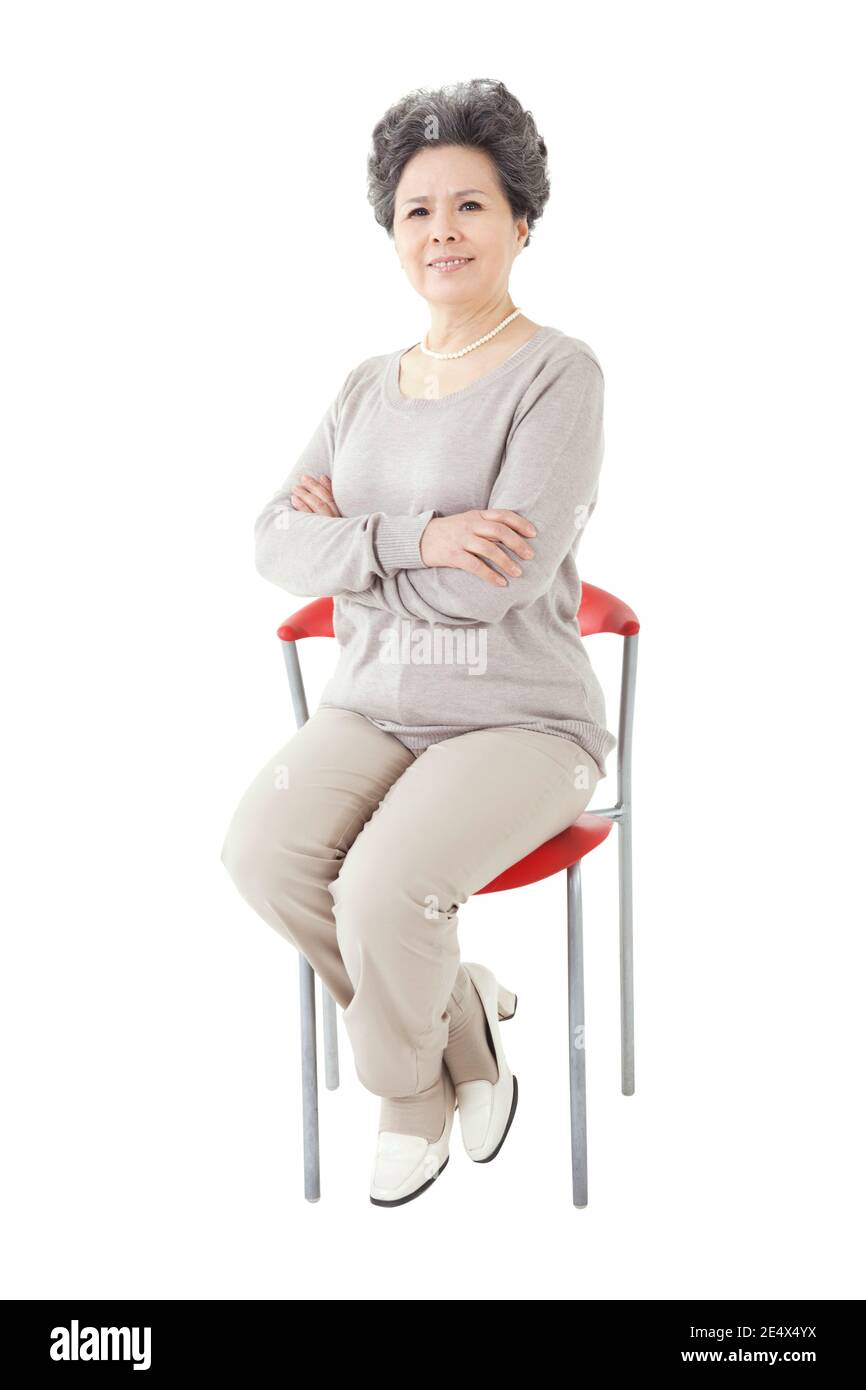 La vecchia donna ritratto foto di alta qualità Foto Stock