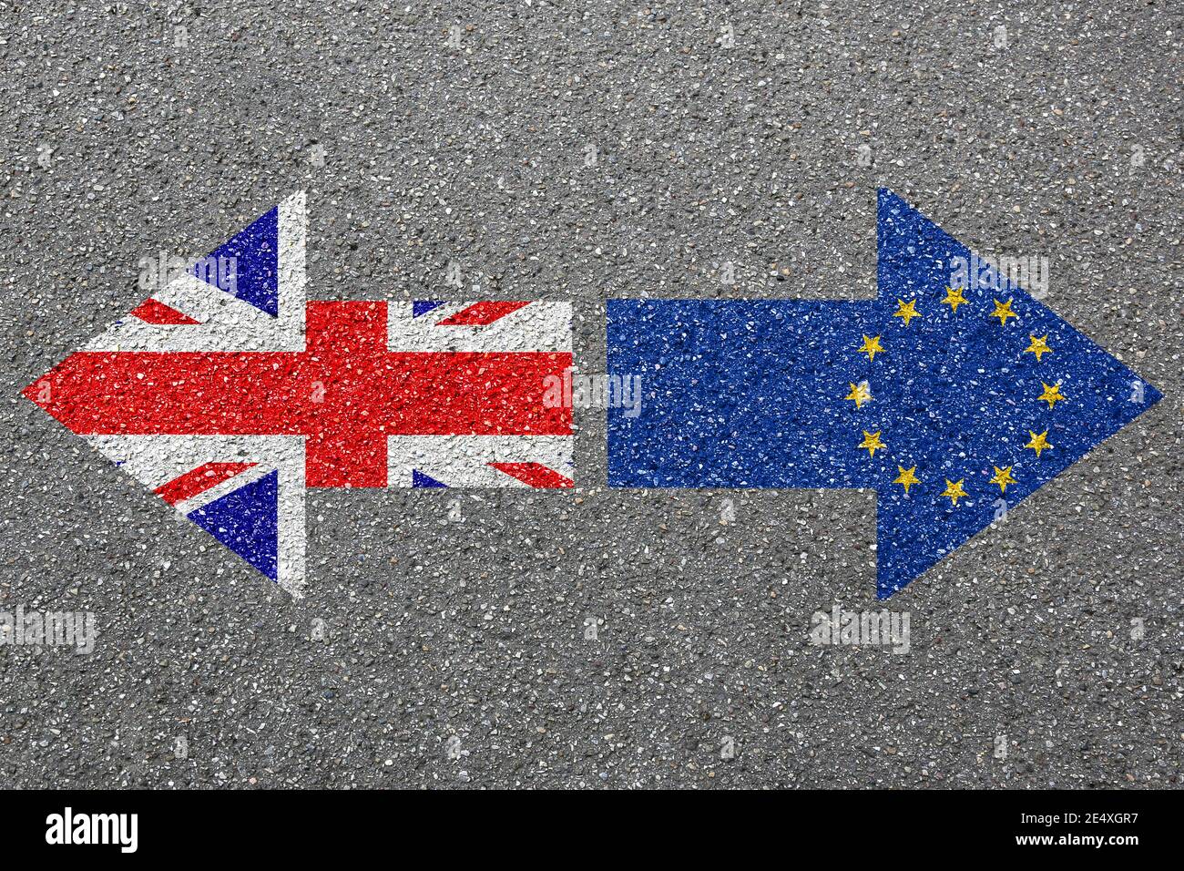 Brexit Unione europea Europa Gran Bretagna politica Inghilterra uscita concetto Foto Stock