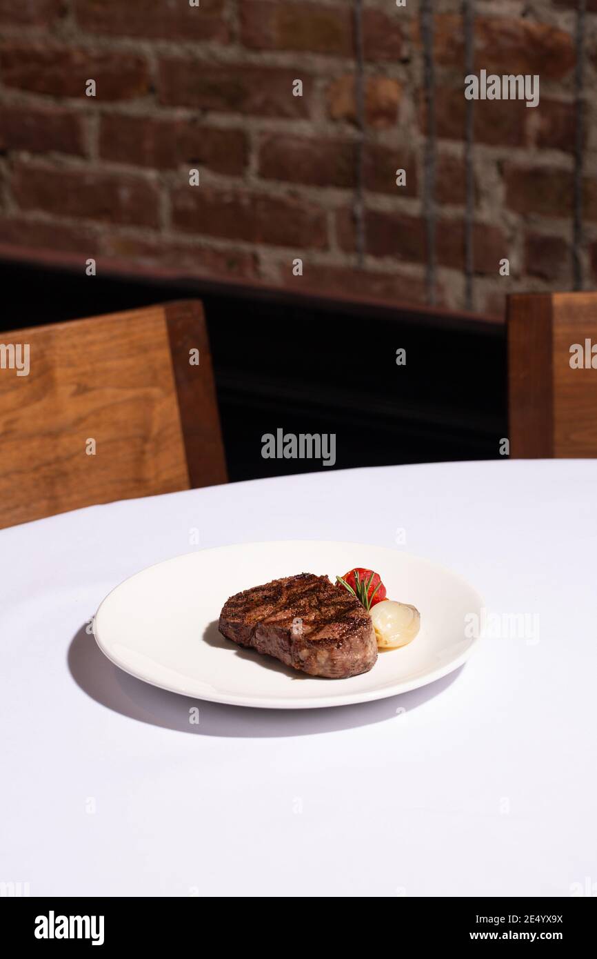 NY Strip Steak Foto Stock