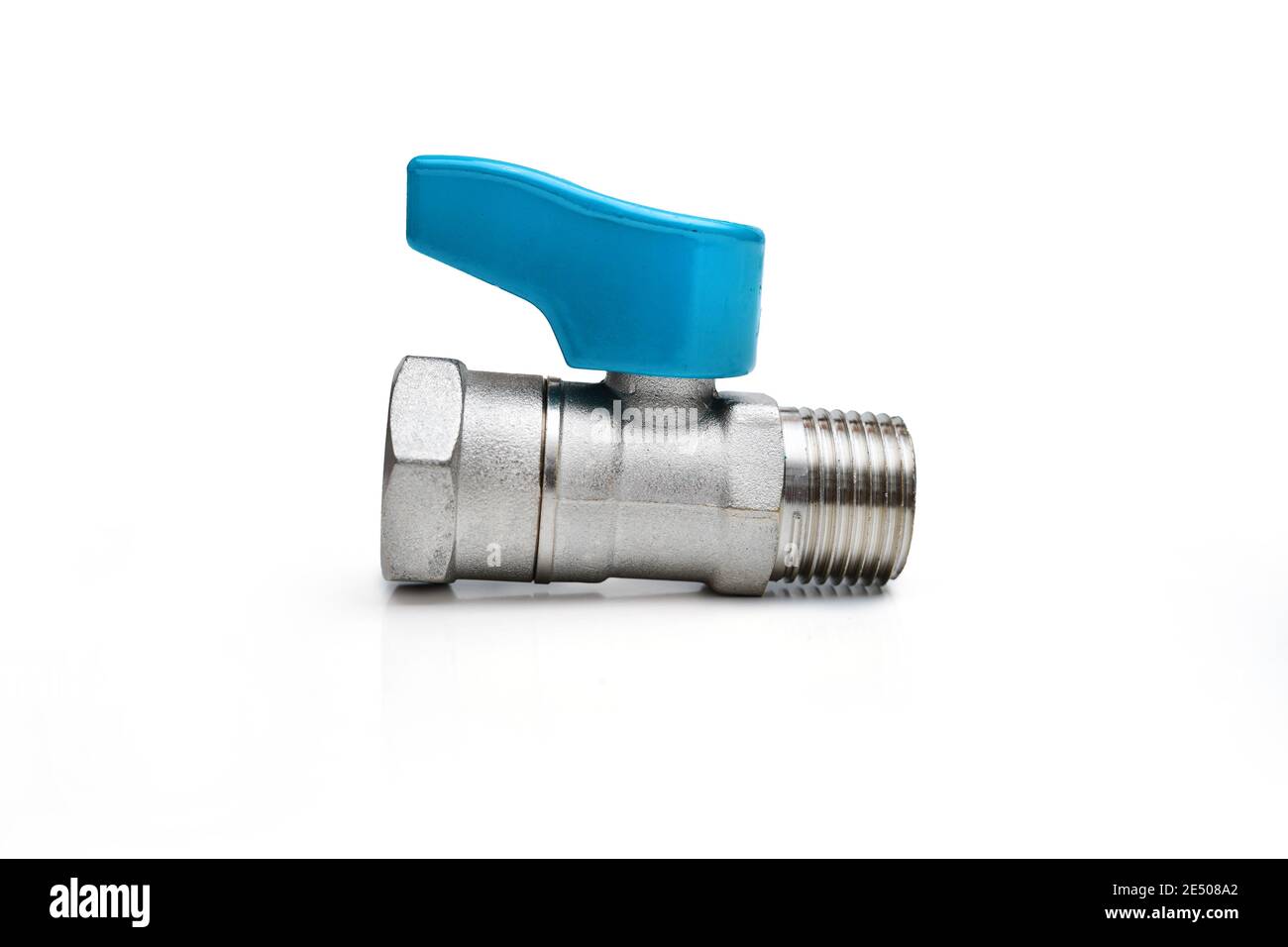 valore mini sfera per applicazioni di arresto e controllo. La valvola è in grado di realizzare una rapida apertura e chiusura, struttura compatta Foto Stock