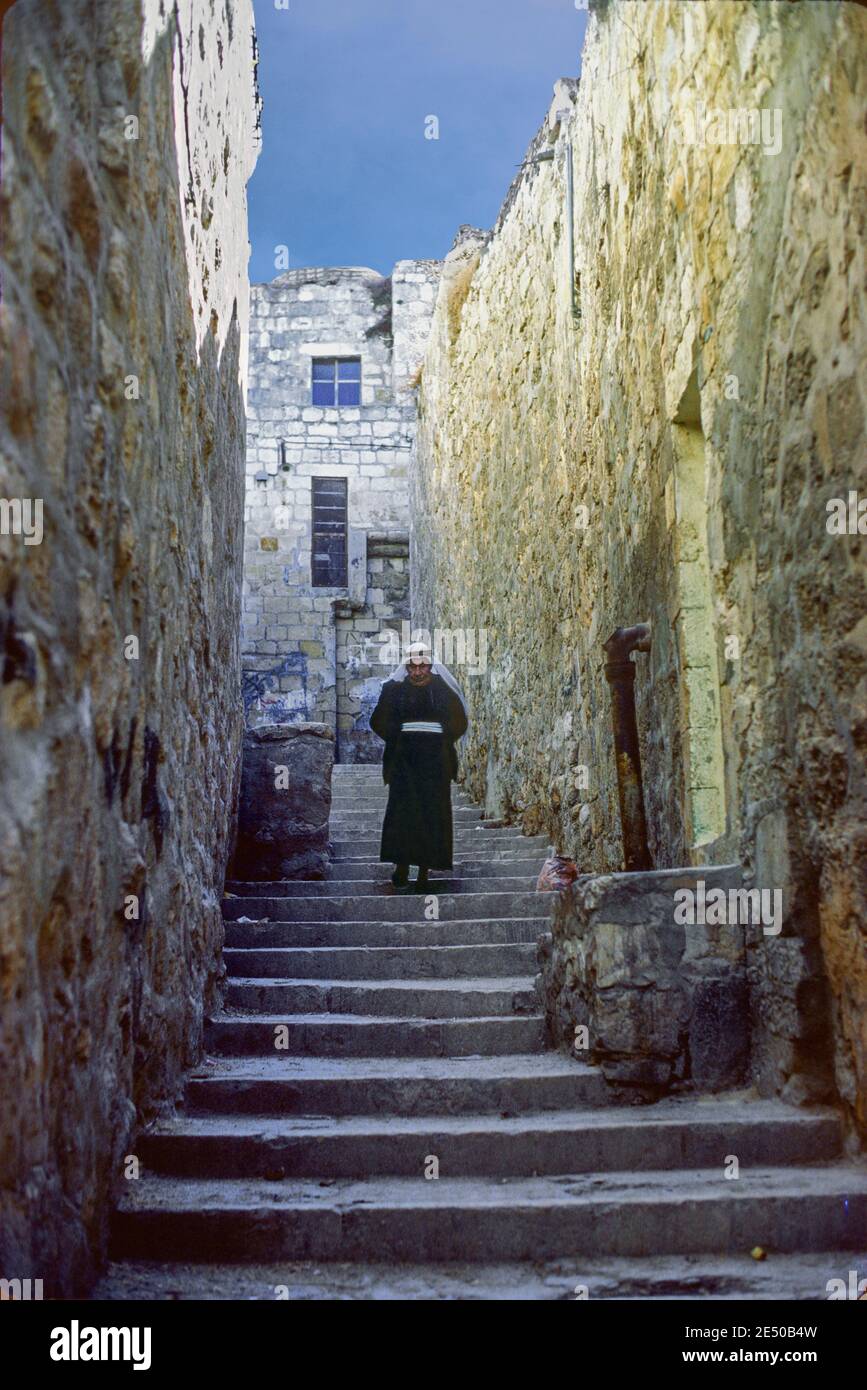 Antico quartiere arabo Gerusalemme Israele Foto Stock