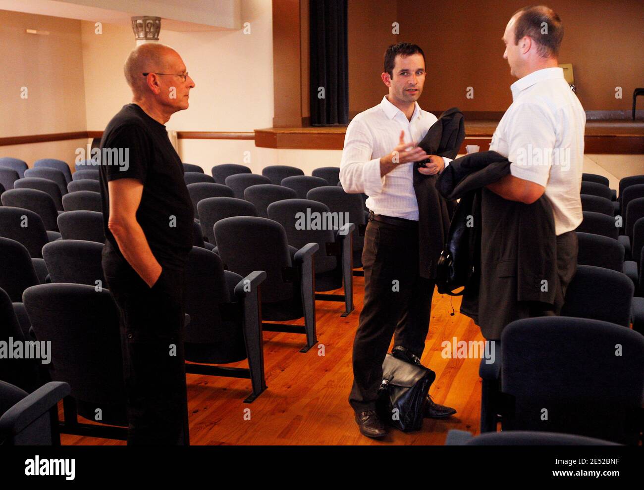 Benoit Hamon, eurodeputato socialista francese, si è riunito a Bordeaux, in Francia, il 21 giugno 2008. Foto di Patrick Bernard/ABACAPRESS.COM Foto Stock