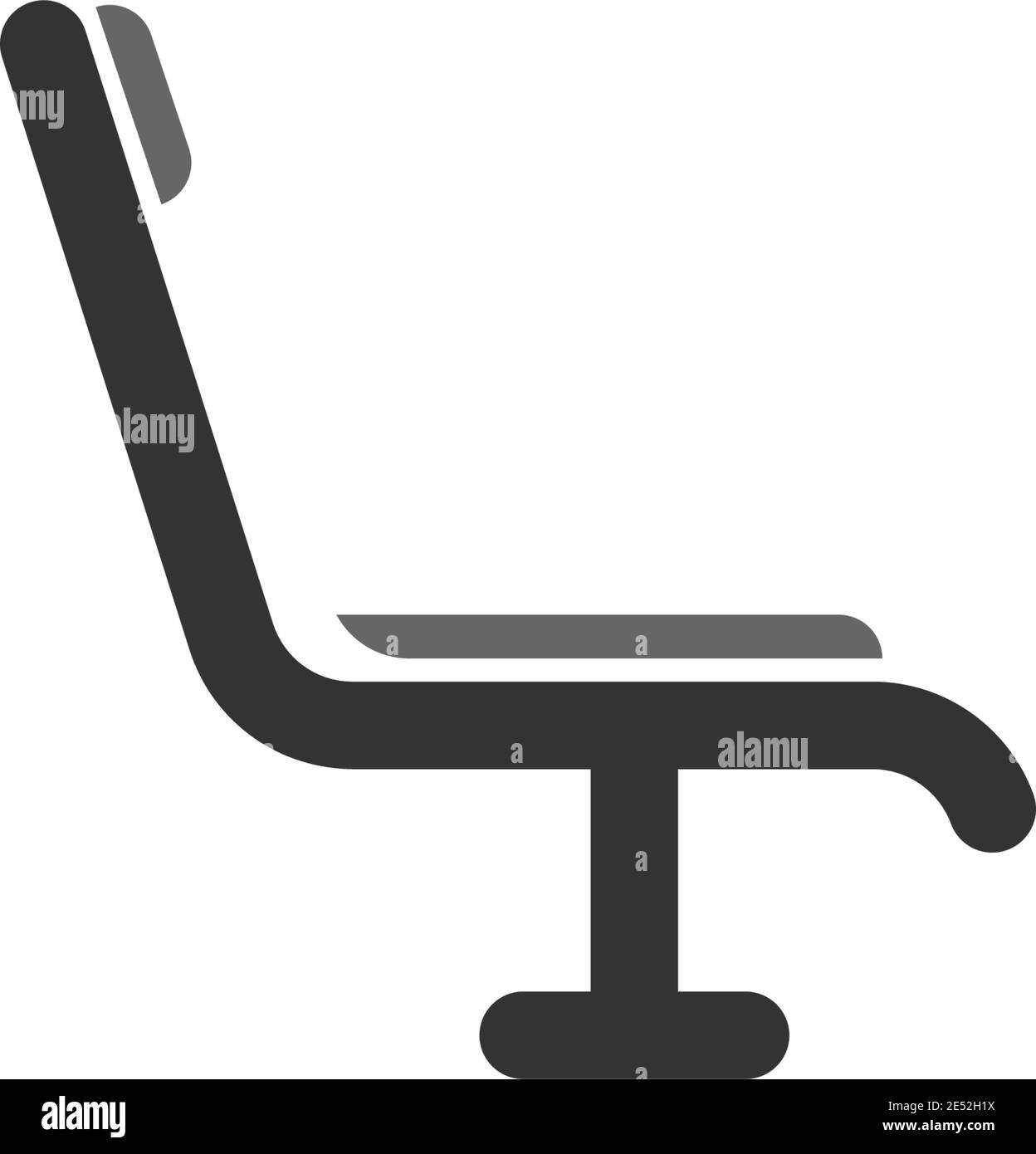 Logo di mobili icona vettore disegno piatto modello Illustrazione Vettoriale