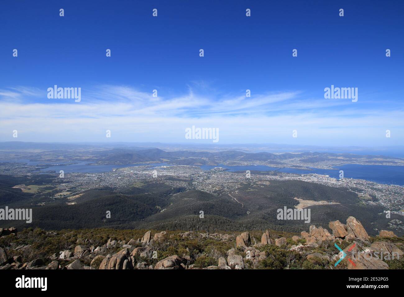 Mount Wellington, Hobart, Tasmania Foto Stock