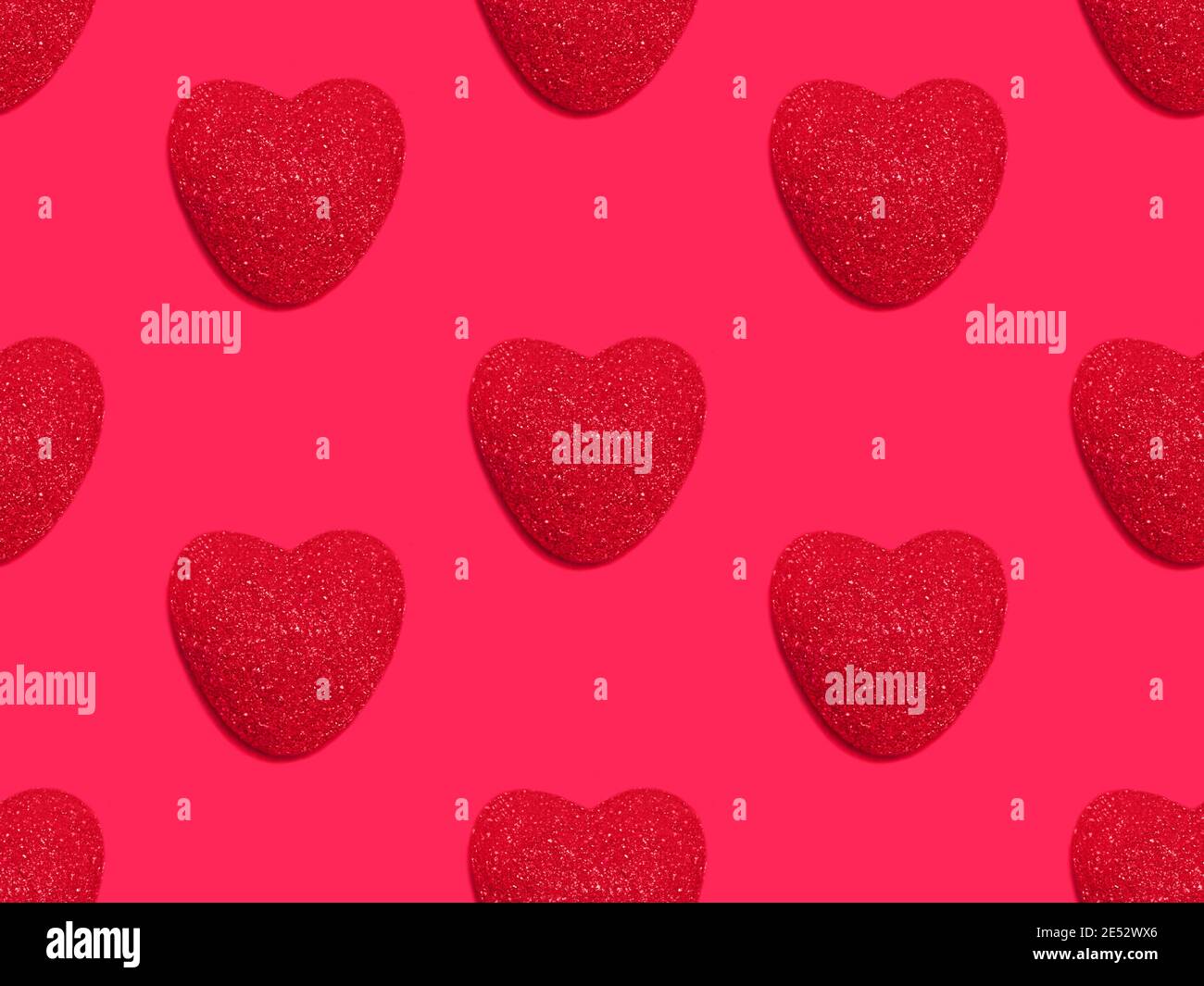 Romantico motivo senza cuciture in stile pop art Foto Stock