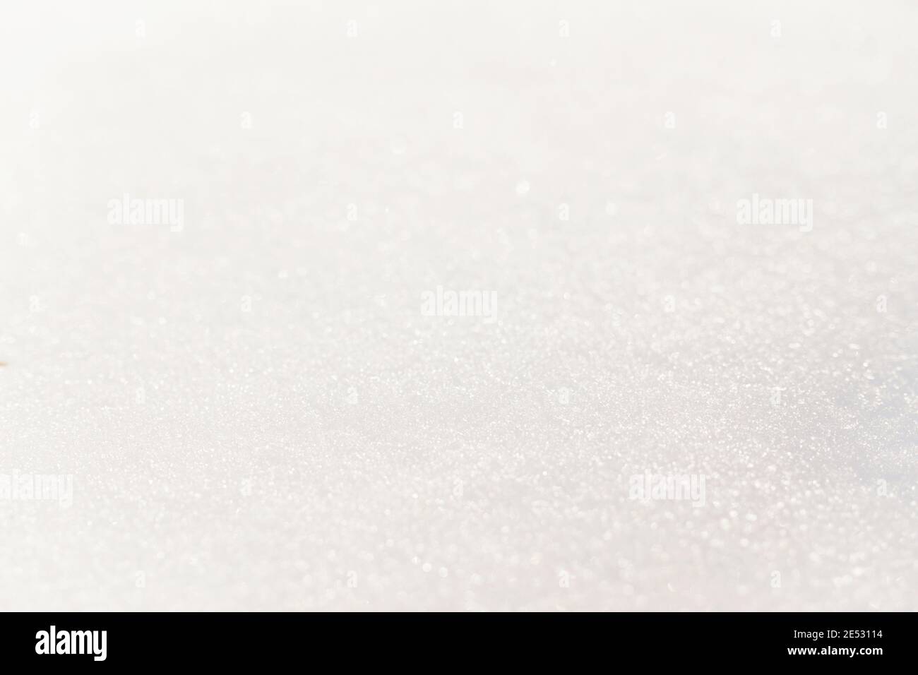 Inverno, naturale chiaro bianco lucido neve texture sfondo Foto Stock