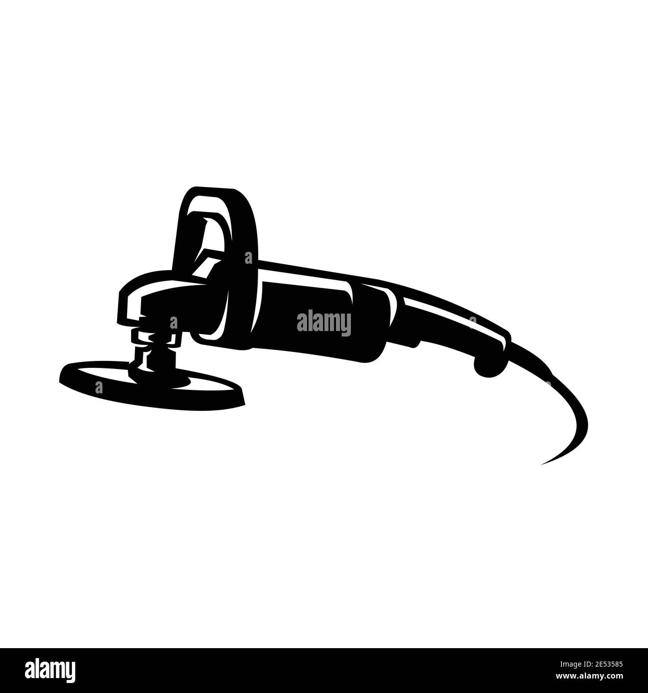 Auto dettaglio macchina vettore icona isolato EPS Illustrazione Vettoriale