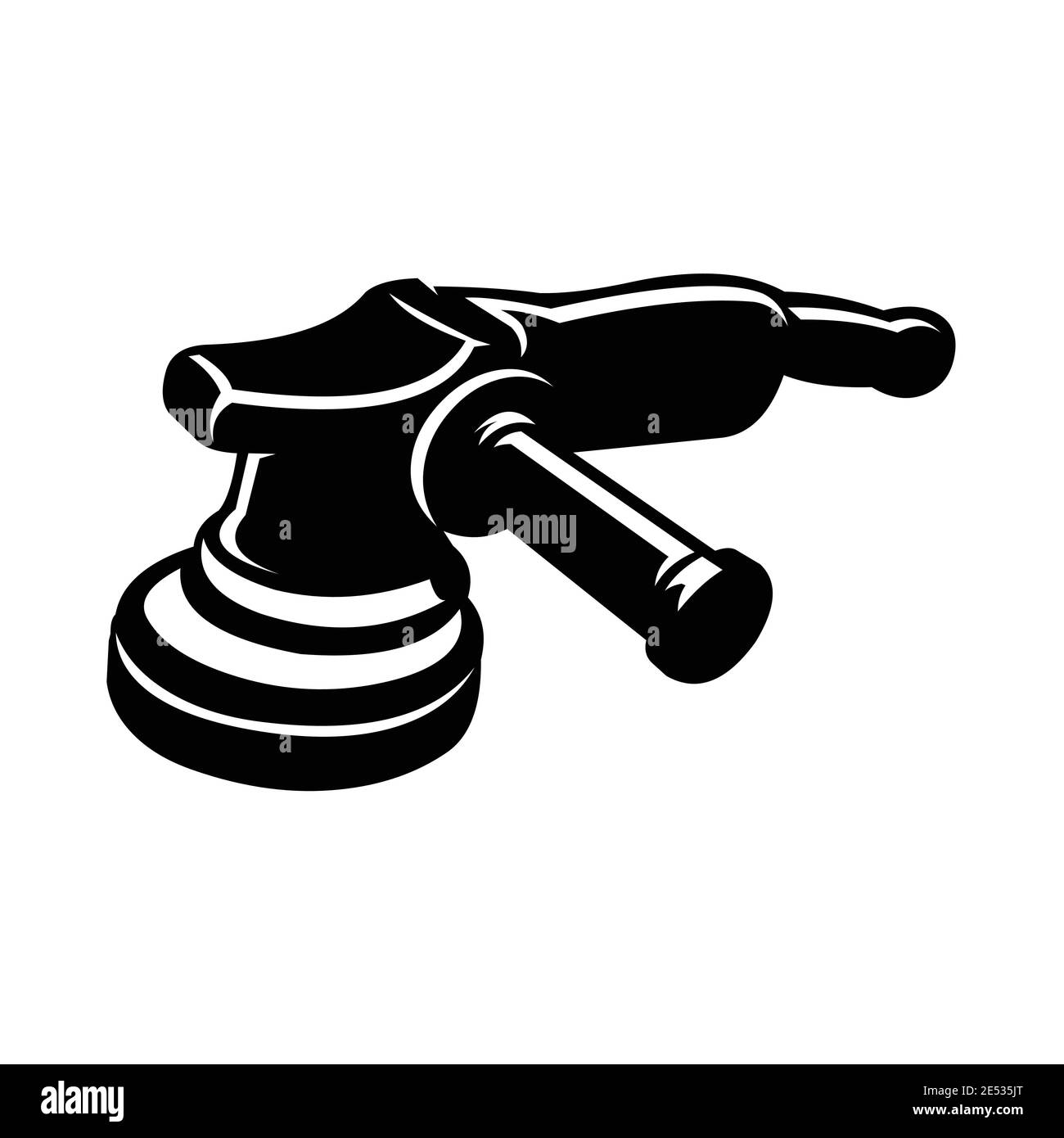 Silhouette di macchina lucidatrice detailer cera vettore isolato Illustrazione Vettoriale