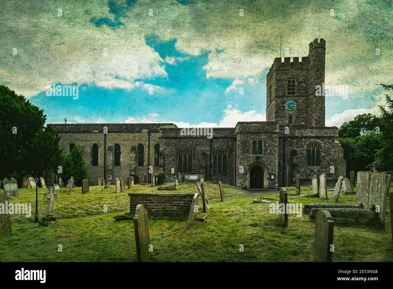 Chiesa di Santa Maria Maddalena del XIII secolo Foto Stock