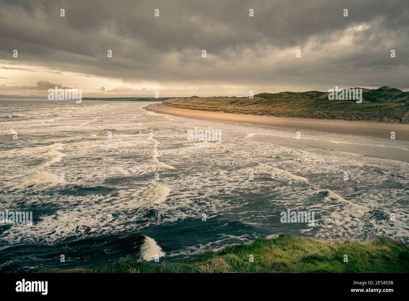 Tullan Beach. Donegal. Irlanda Foto Stock