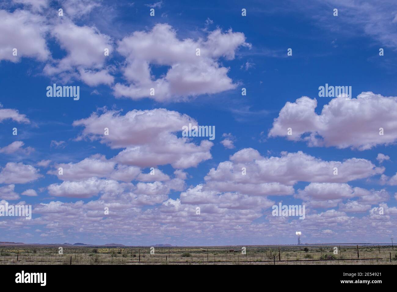 Upington, Sud Africa - Khi Solar One la prima centrale termica solare in Africa è situata nella provincia del Capo Nord del paese Foto Stock