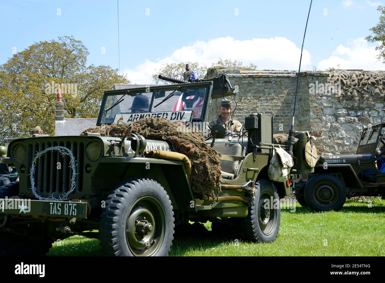 8 ° esercito 1940's Day out Foto Stock