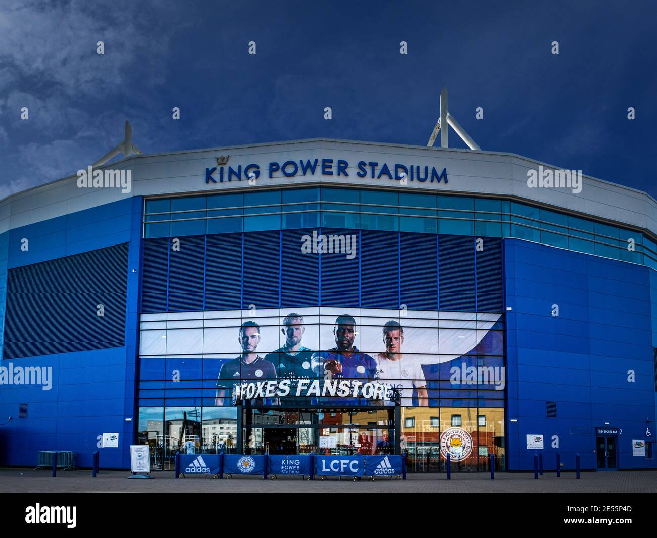 Il King Power Stadium, sede del Leicester City Football Club. Foto Stock