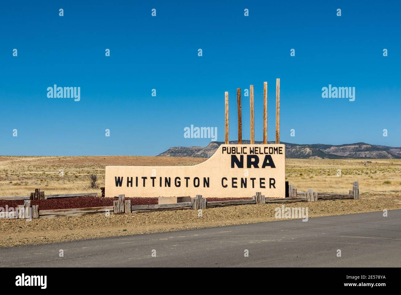 NRA Whittington Centre una destinazione di viaggio avventura vicino a Raton, New Mexico, USA. Foto Stock