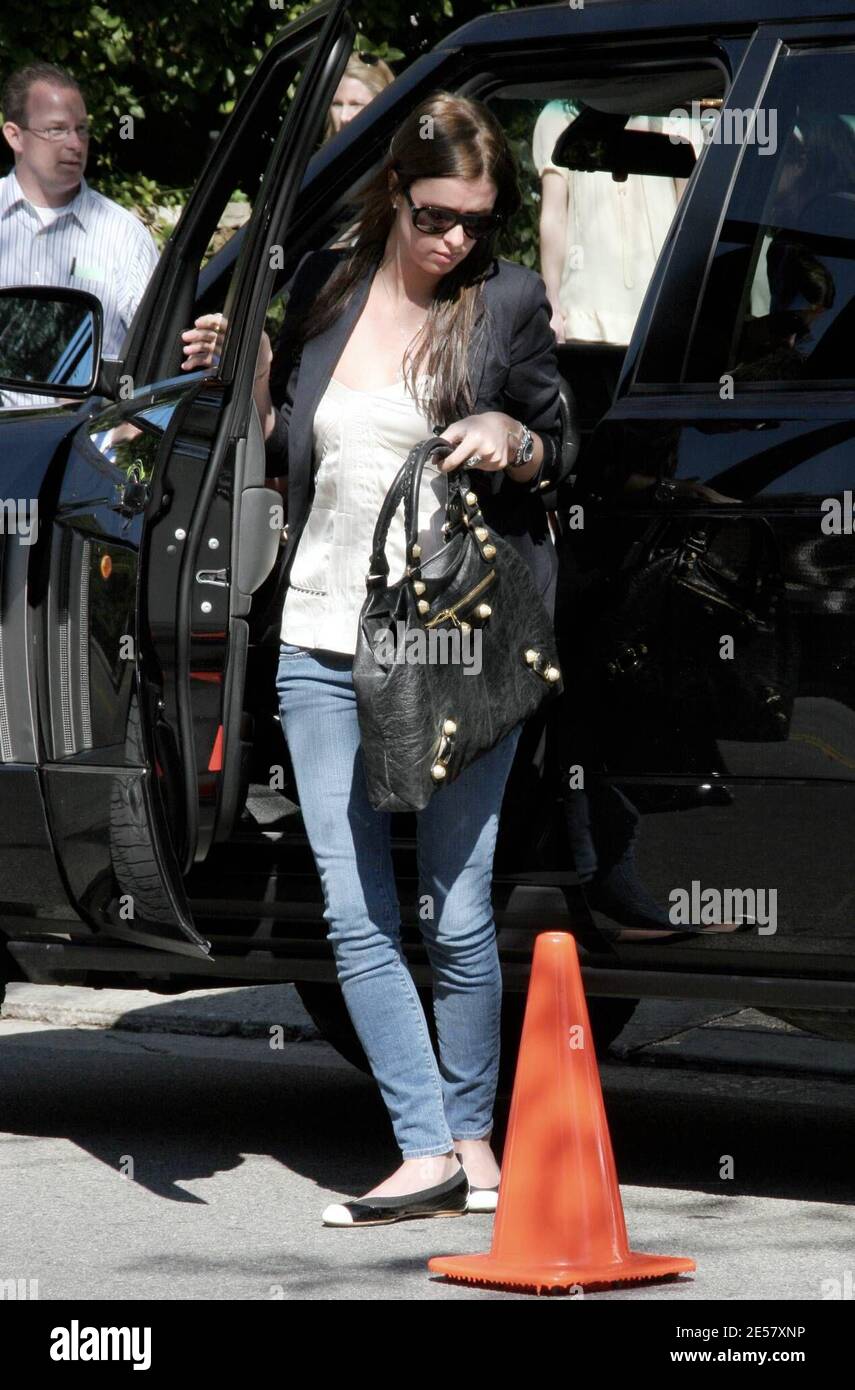 Nicky Hilton partecipa a una festa pre-Oscar a Beverly Hills, California. 2/24/07 [[rac ral]] Foto Stock