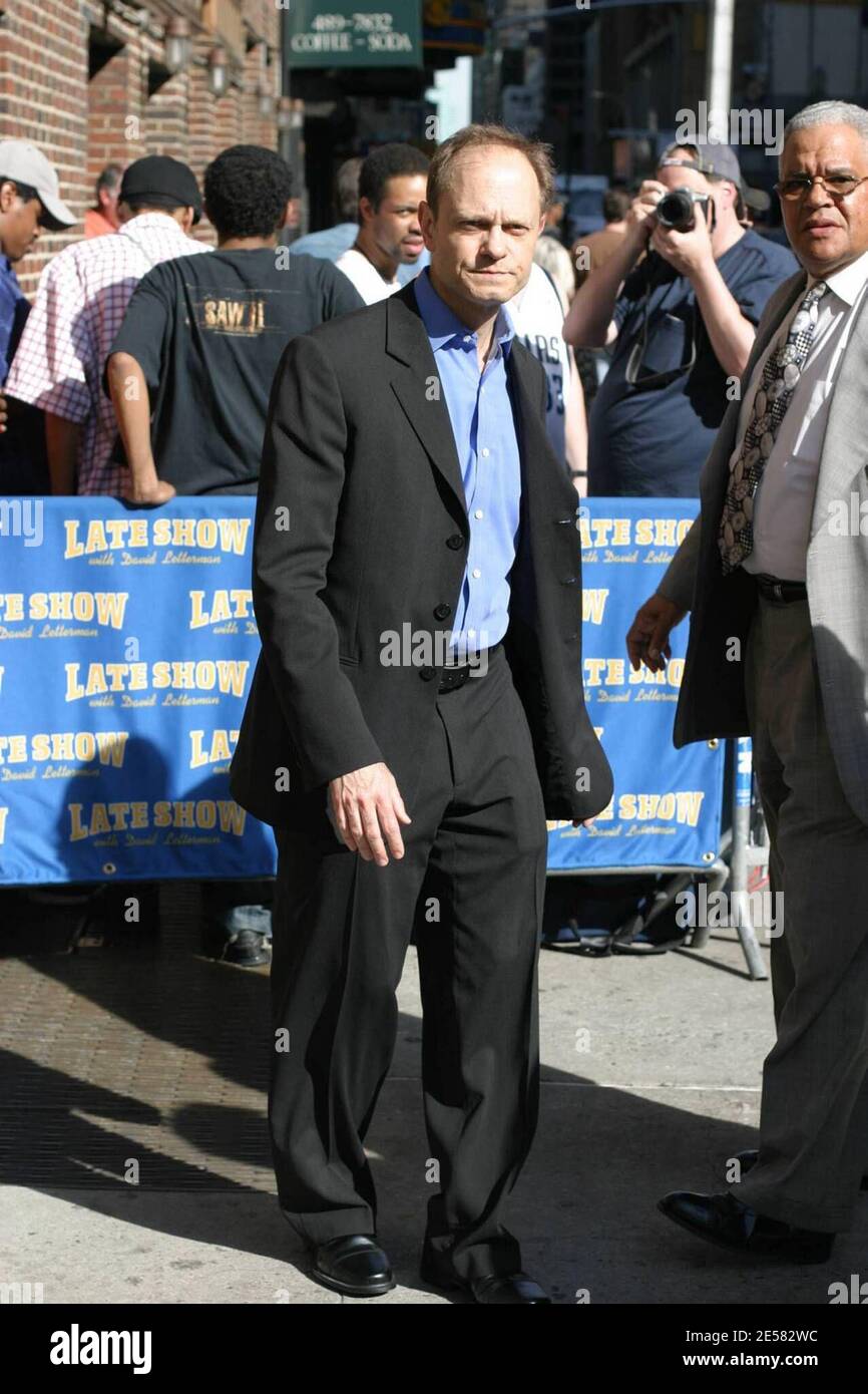 David Hyde Pierce al David Letterman Show, New York, NY 4/24/07 [[faa]] Foto Stock