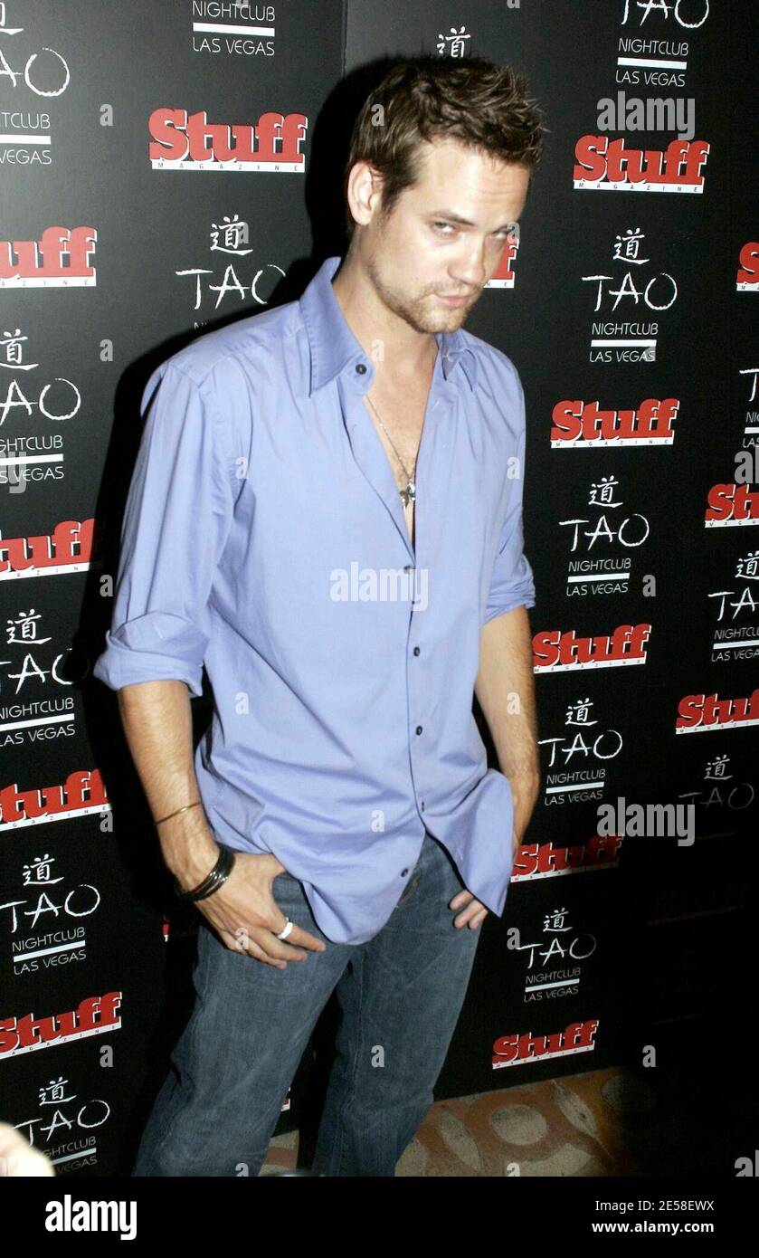 Shane West partecipa al weekend annuale di musica di Stuff Magazine a Tao. Las Vegas, Nevada. 28/7/07. [[gar]] Foto Stock