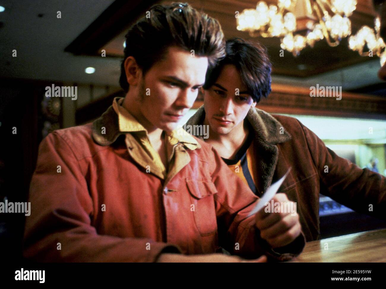 River Phoenix, Keanu Reeves, 'My Own Private Idaho' (1991) New Line Cinema / file Reference N. 34082-346THA Foto Stock