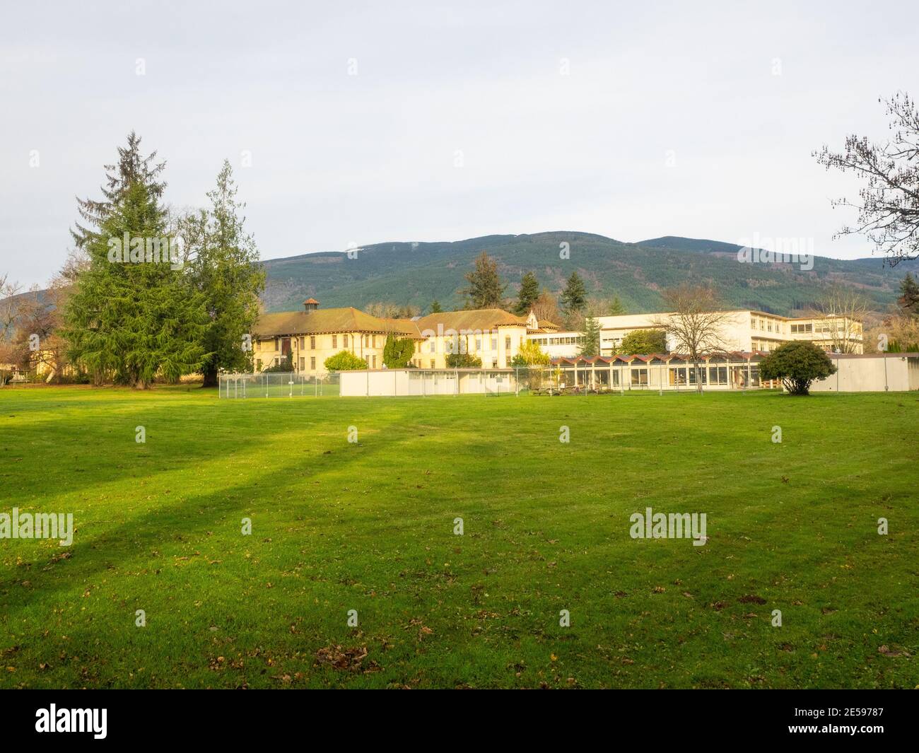 Il Northern state Hospital è uno storico campus ospedaliero a Sedro-Woolley, Washington. E' elencato nel Registro Nazionale dei luoghi storici. Foto Stock