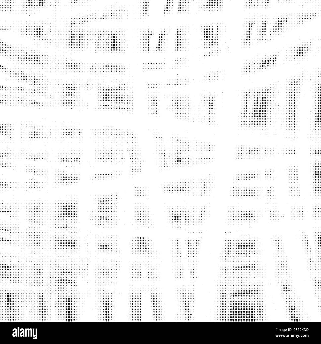 Texture overlay puntini astratti . Sfondo chiaro disturbato con effetti mezzitoni. Sfondo di emergenza stampa inchiostro. Foto Stock