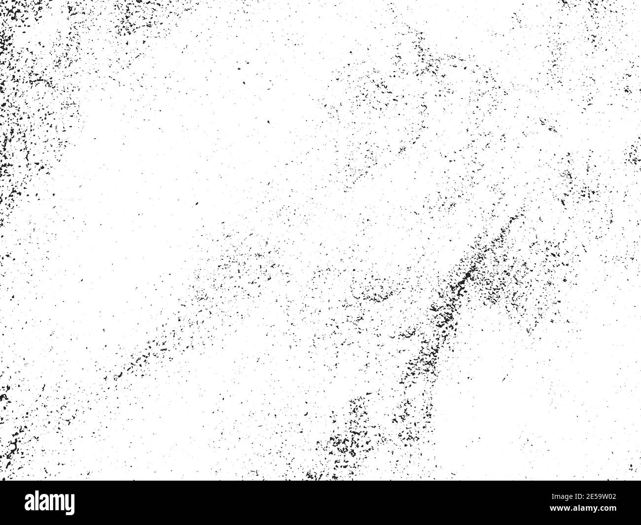 Grunge bianco e nero. Texture di sovrapposizione di emergenza. Concetto astratto di polvere superficiale e di fondo sporco. Immagine di soccorso semplicemente luogo Illustrazione Vettoriale