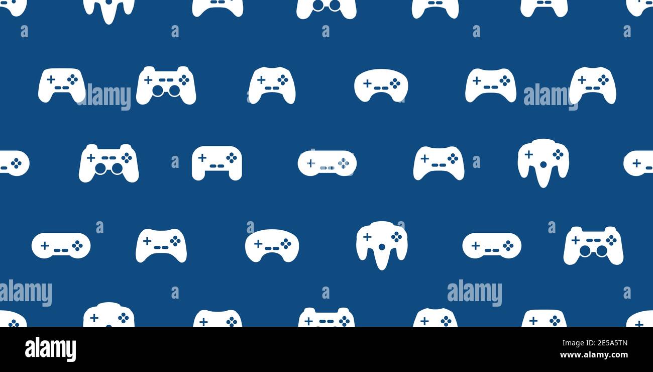 Video game controller gamepad sfondo Gadgets e dispositivi modello senza giunture Foto Stock