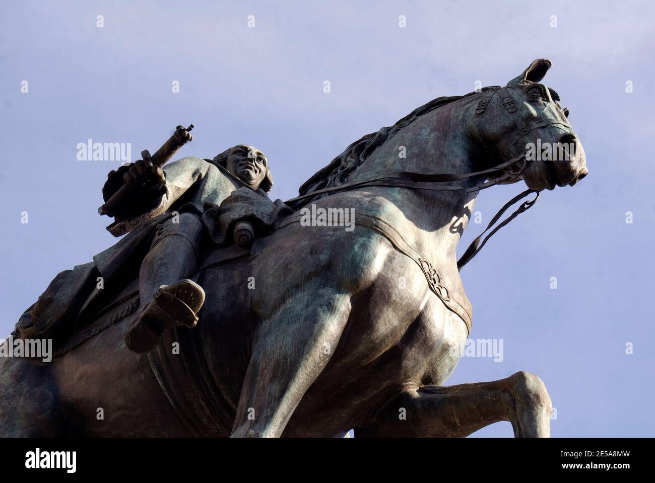 Felipe III, scultura equestre Foto Stock