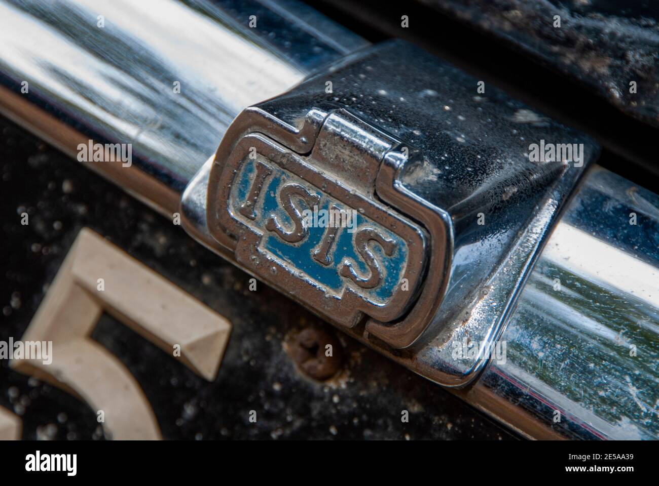 1955 Morris Isis classica berlina familiare britannica Foto Stock