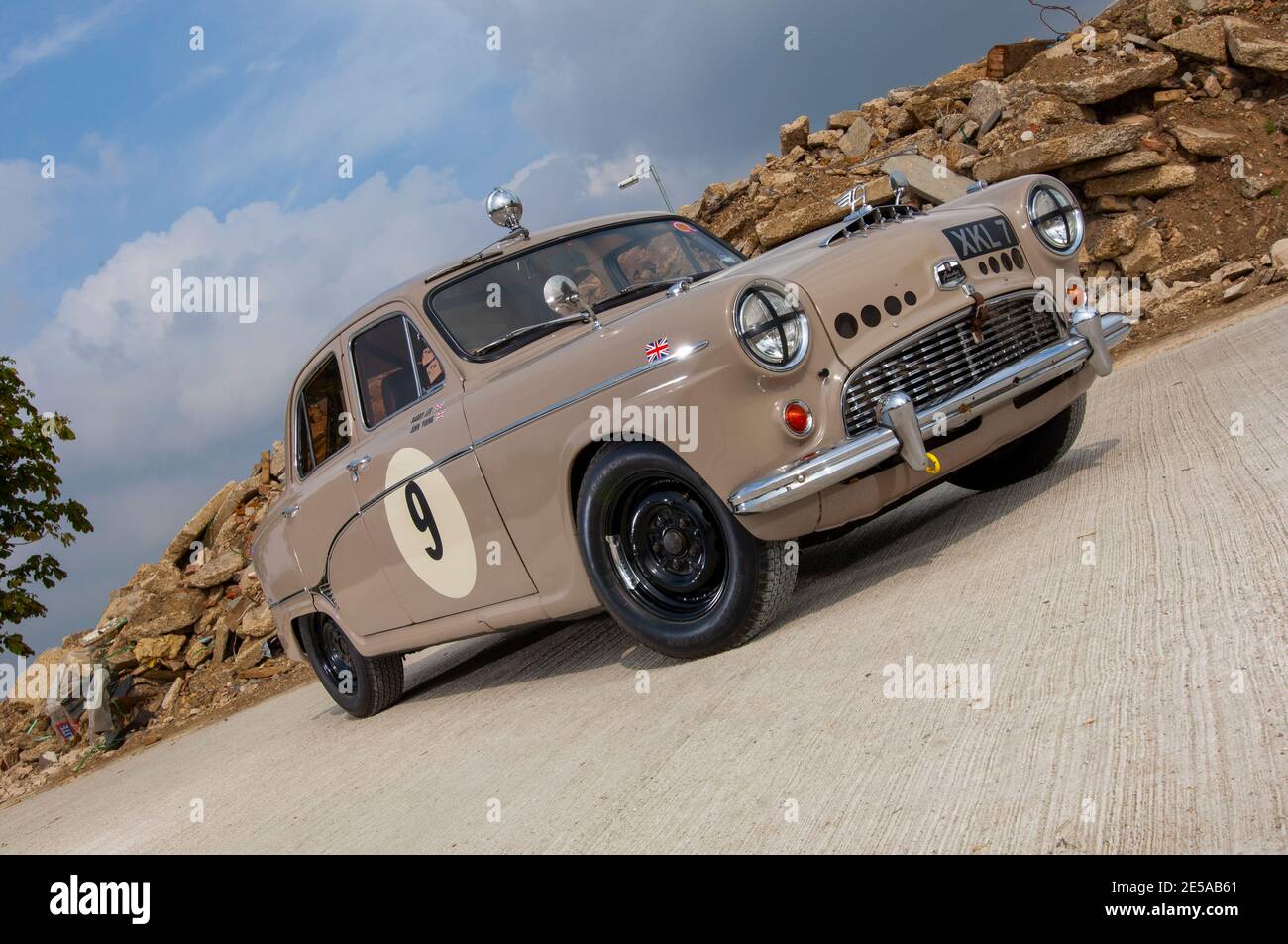 Austin A90 Six Overdrive classica da rally Foto Stock