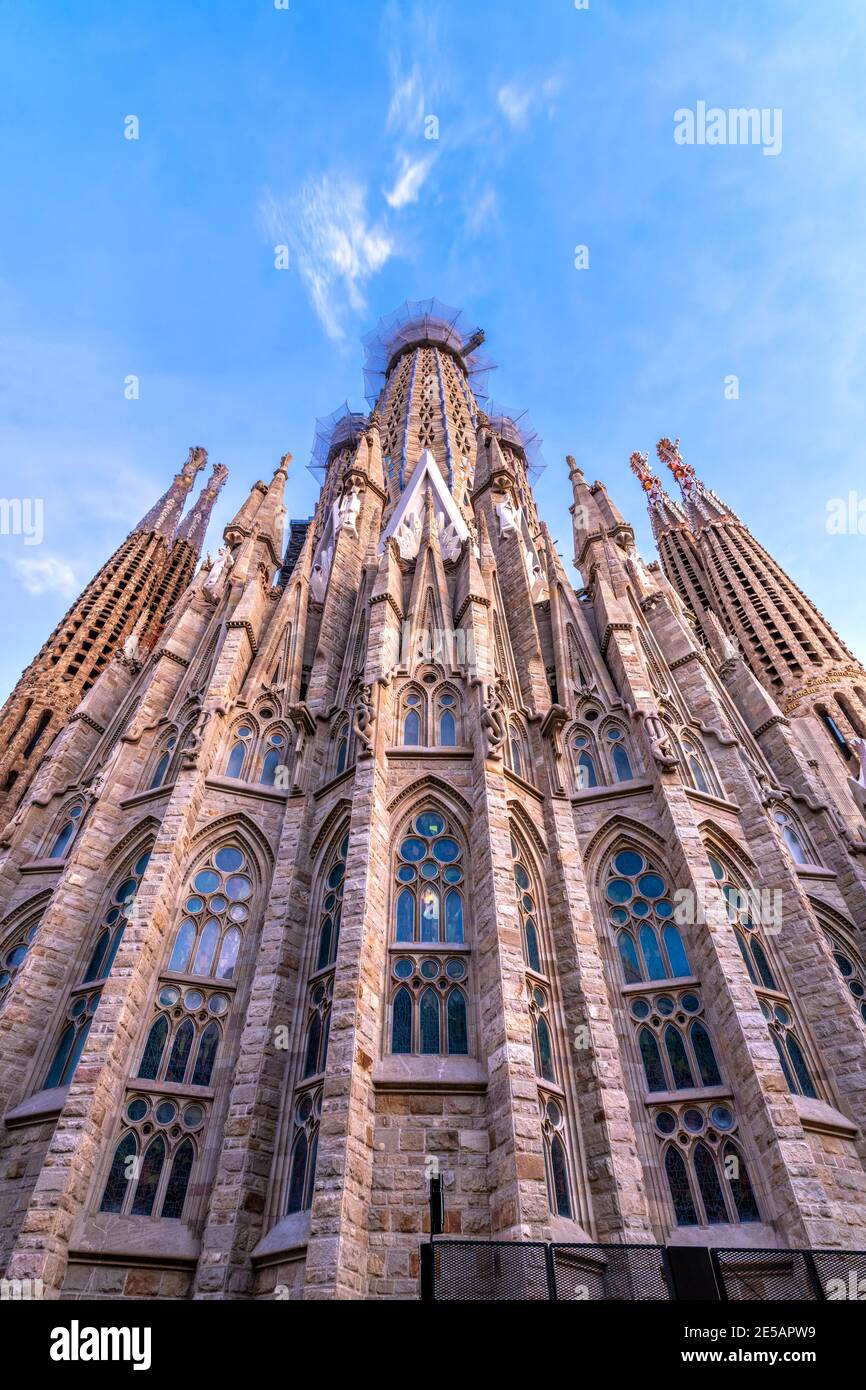 Sagrada Familia, Barcellona Immagine Edoriale - Immagine di europa
