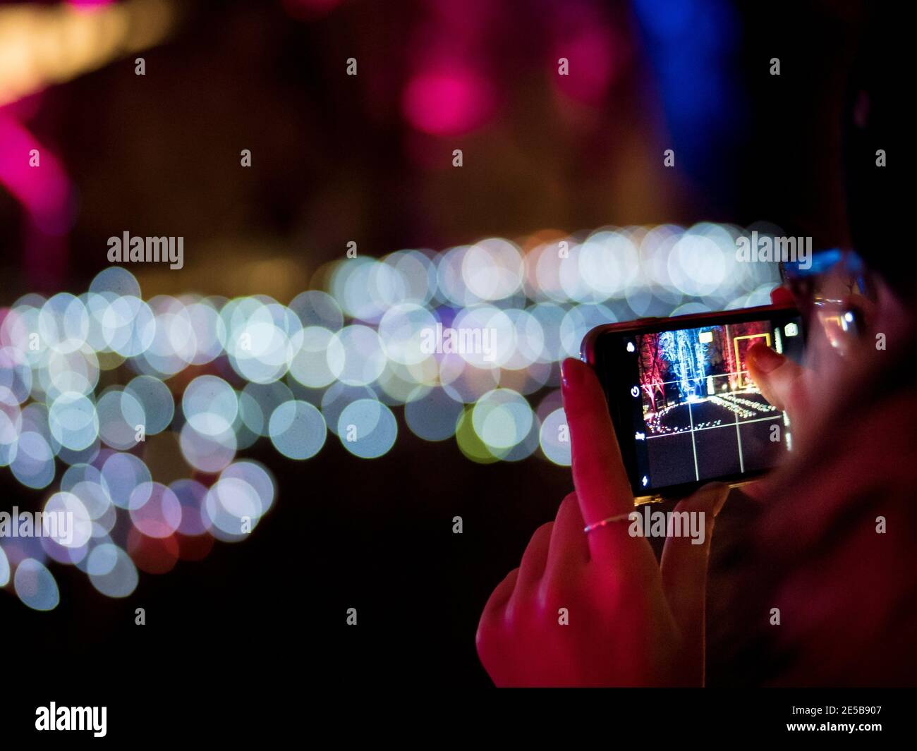 La fotografia notturna Foto Stock