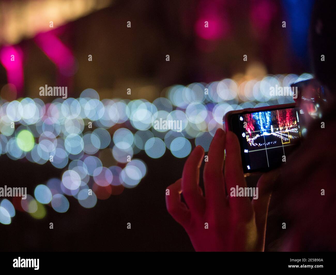 La fotografia notturna Foto Stock