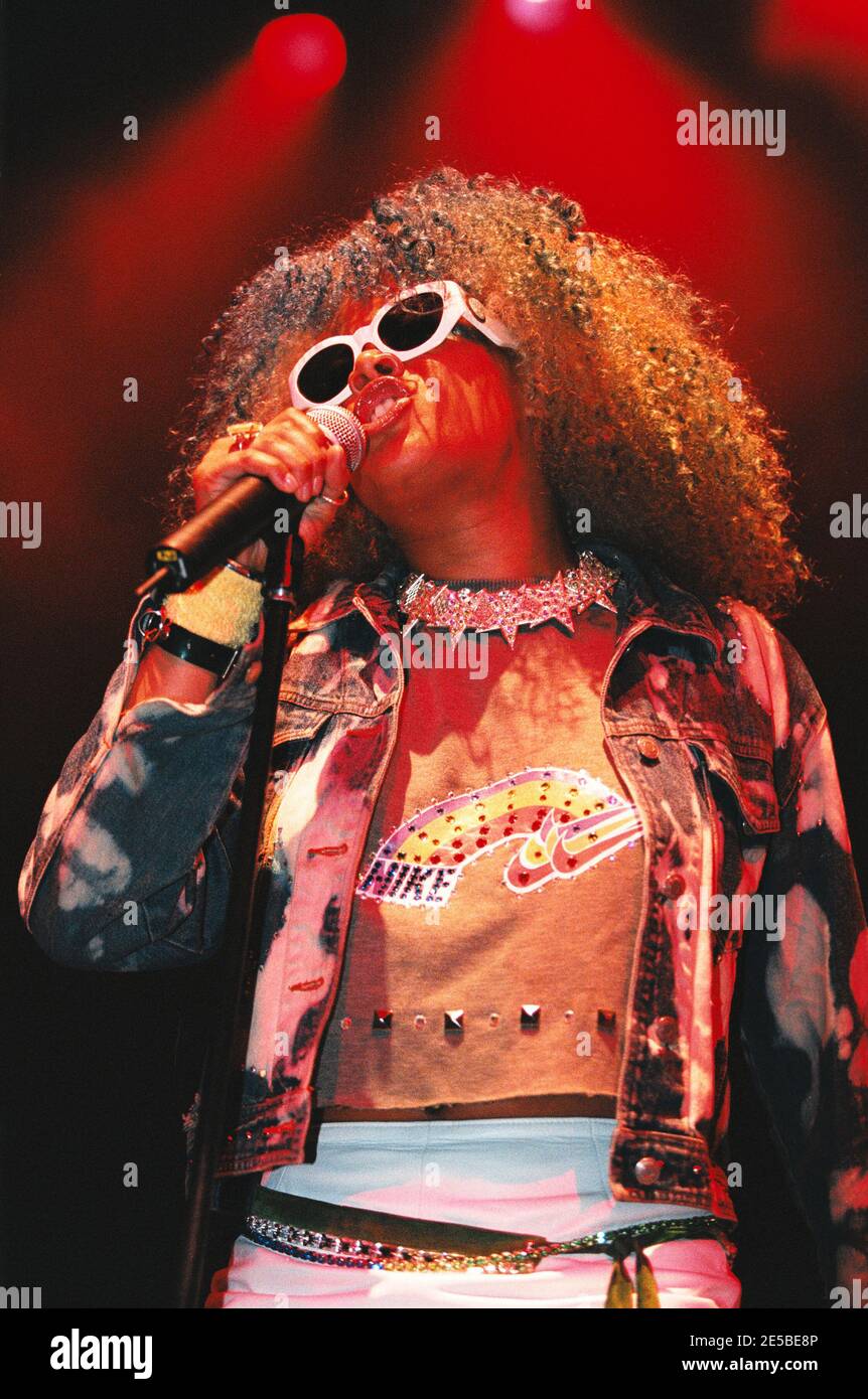 Kelis inizia il suo tour nel Regno Unito al Shepherds Bush Empire di Londra, Regno Unito. 22 giugno 2000 Foto Stock